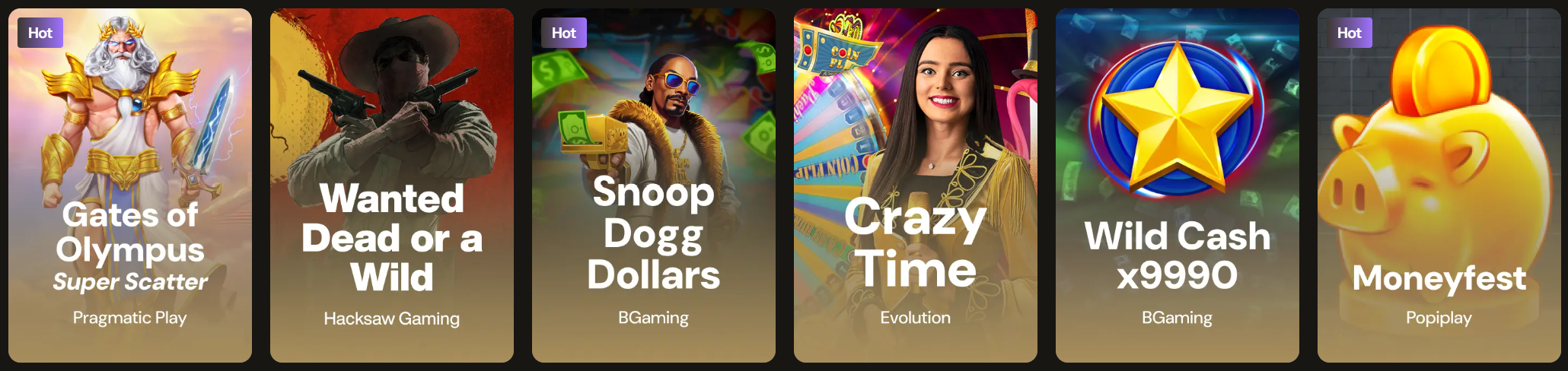 Popular Luckyones casino games